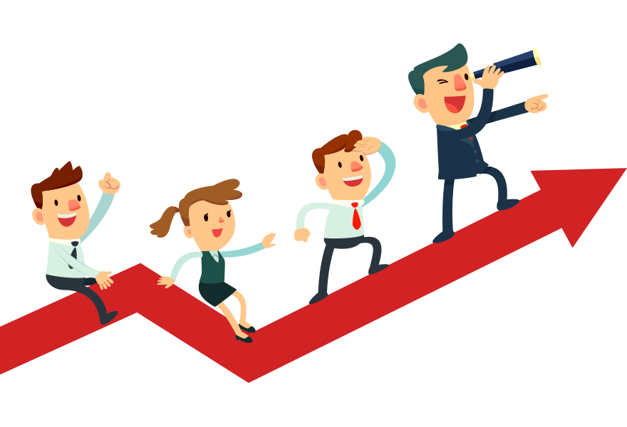 Graphic to illustrate that Fynamics can boost productivity through financial education